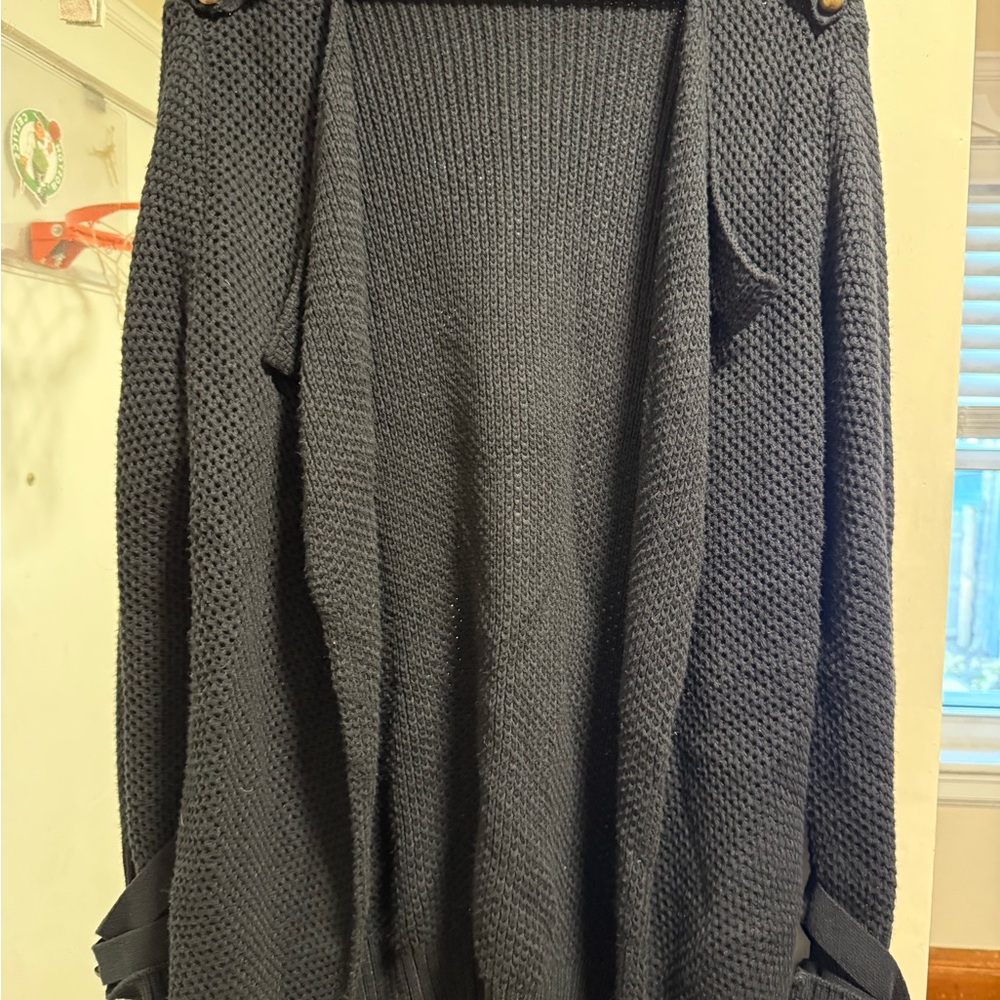Mango Women’s Black Cardigan Sweater